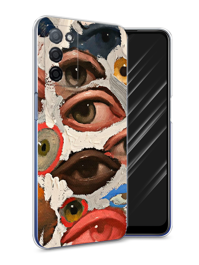

Чехол Awog на Oppo A55s 5G "Глаза масляная живопись", Разноцветный, 2510150-7