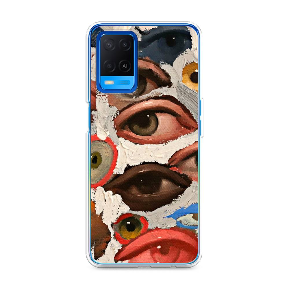 

Чехол Awog на Oppo A54 "Глаза масляная живопись", Разноцветный, 256150-7