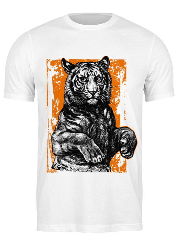 

Футболка мужская Printio Тигра белая 2XL, Белый, Тигра
