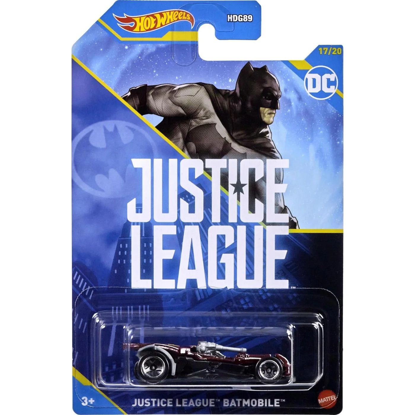

Машинка Hot Wheels Justice League HDG89 в ассортименте