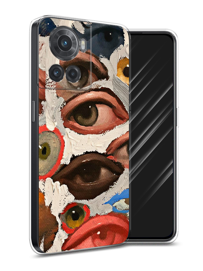 

Чехол Awog на OnePlus Ace / ВанПлас Ace "Глаза масляная живопись", Разноцветный, 153050-7