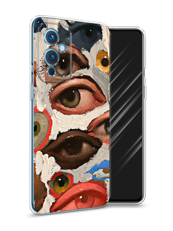 

Чехол Awog на OnePlus 9 LE2110 / ВанПлас 9 LE2110 "Глаза масляная живопись", Разноцветный, 152750-7