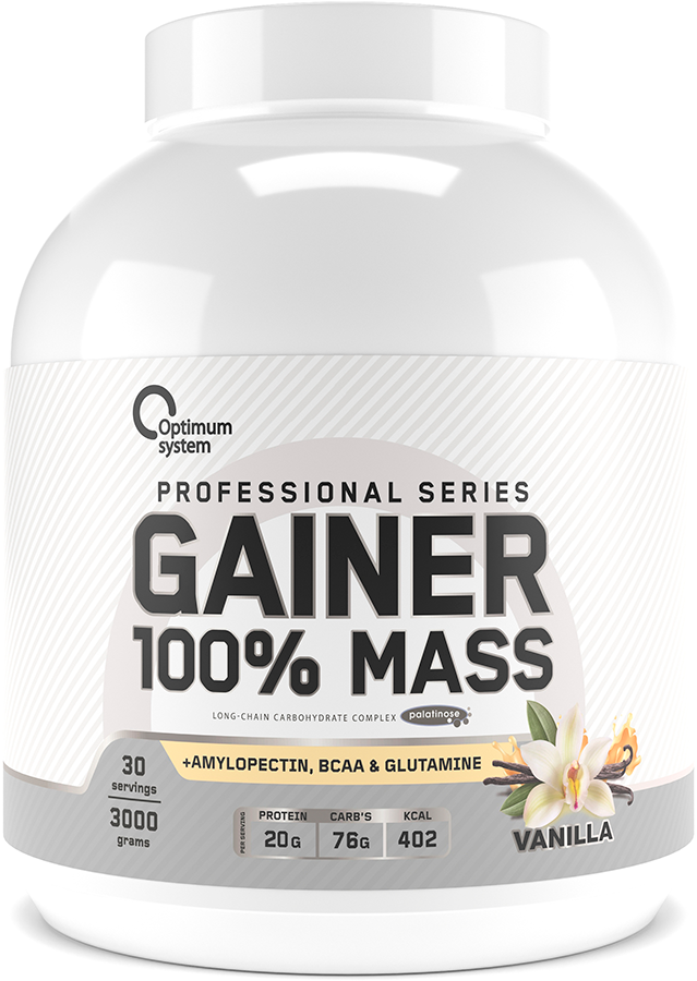 Optimum System Gainer 100% Mass 3000 г Ваниль