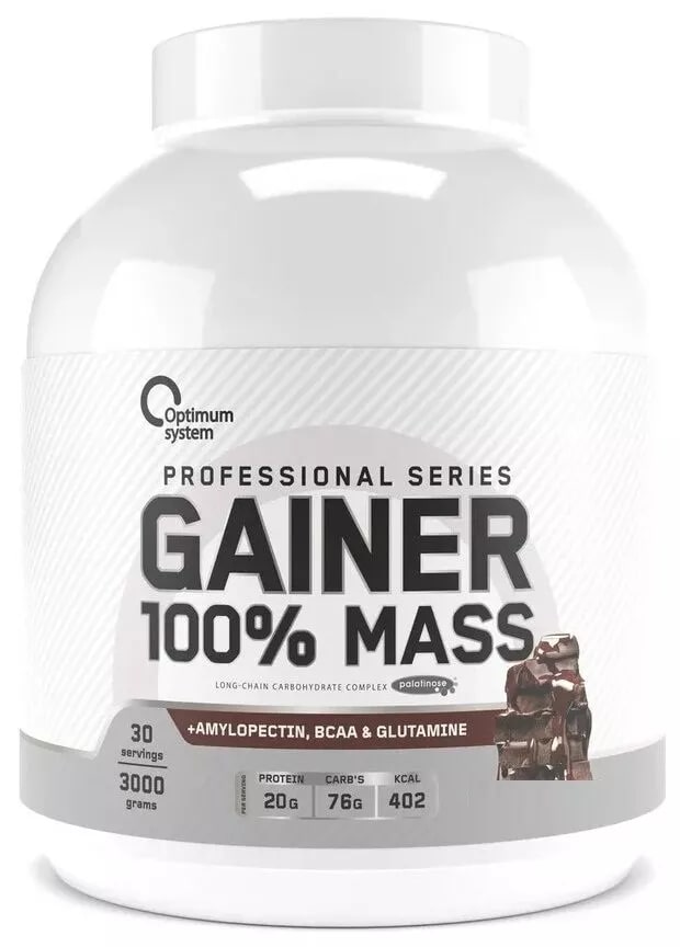 Optimum System Gainer 100% Mass 3000 г Шоколад