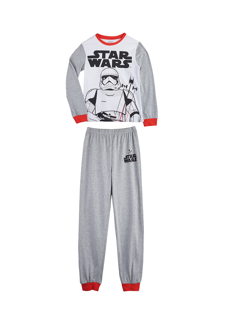 фото Пижама детская star wars aw19sw005 серый р.146