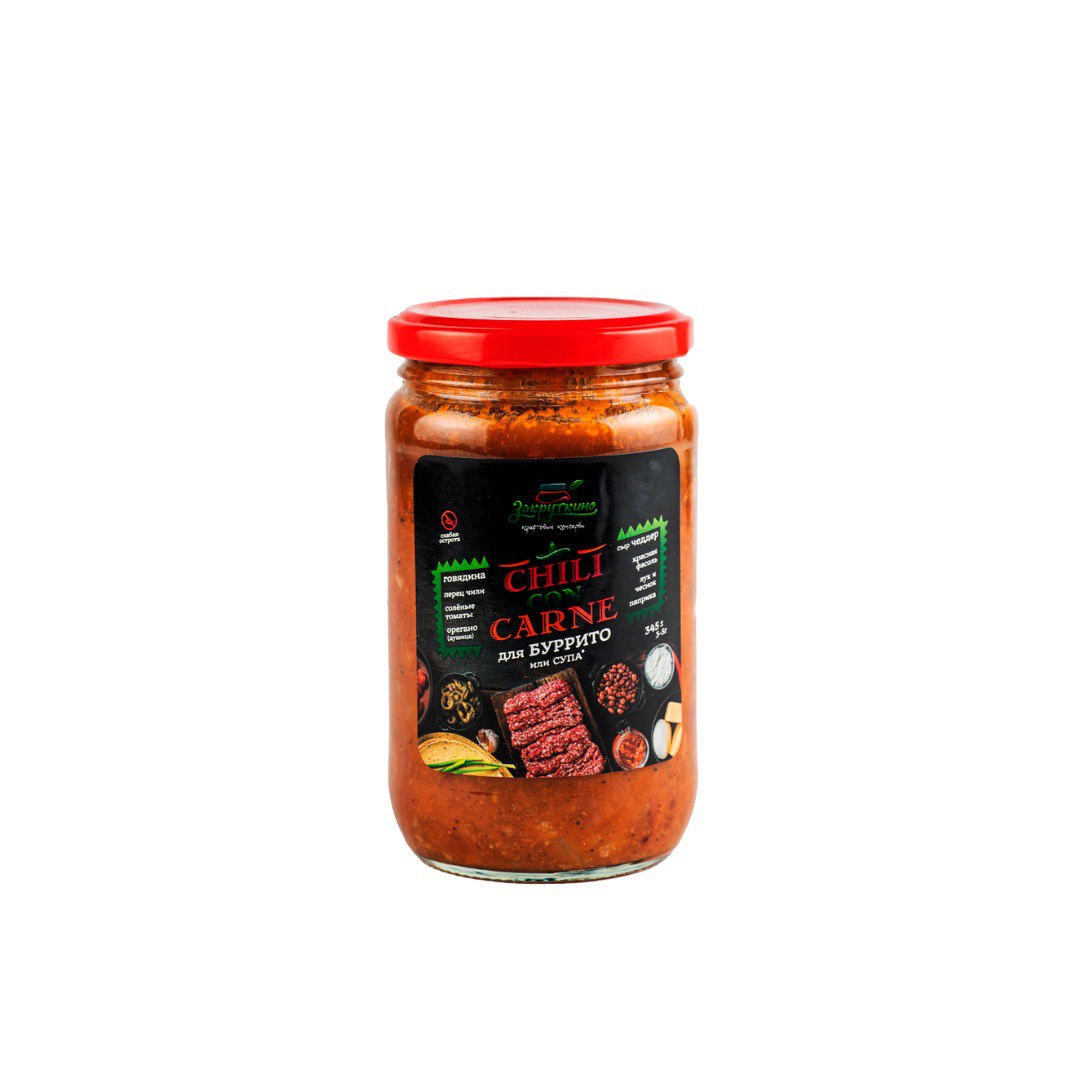 Консервы Закруткино Смесь для буррито и супа Chili con Carne 345гр