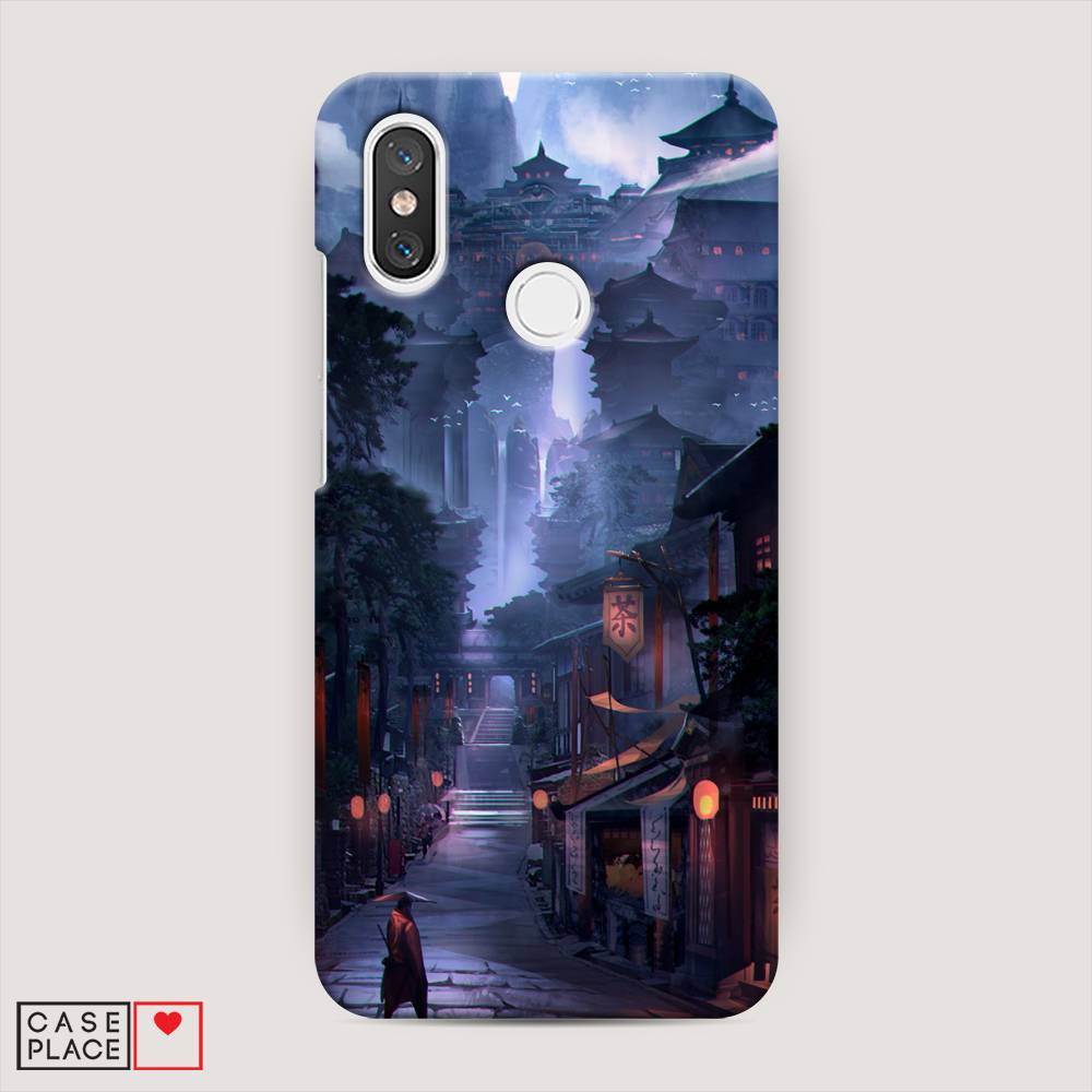 

Пластиковый чехол "Одинокий самурай" на Xiaomi Mi 8, 33520-7