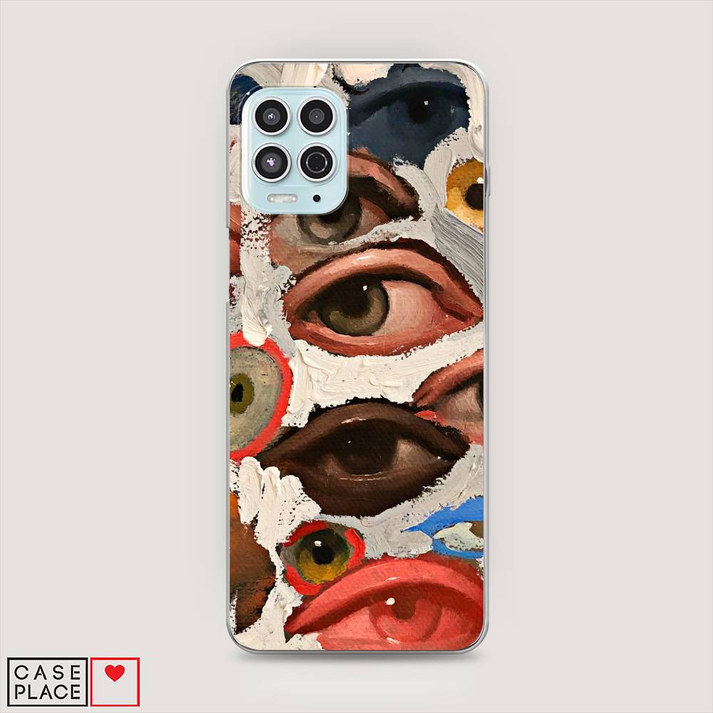 

Чехол Awog на Motorola Moto G100 "Глаза масляная живопись", Разноцветный, 241650-7