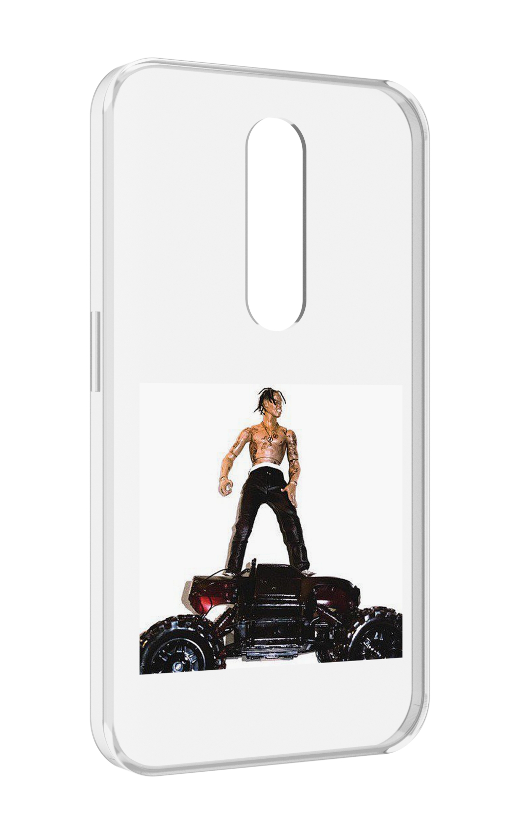 

Чехол MyPads Travis Scott - Rodeo для Motorola Moto X Force (XT1585 / XT1581), Прозрачный, Tocco