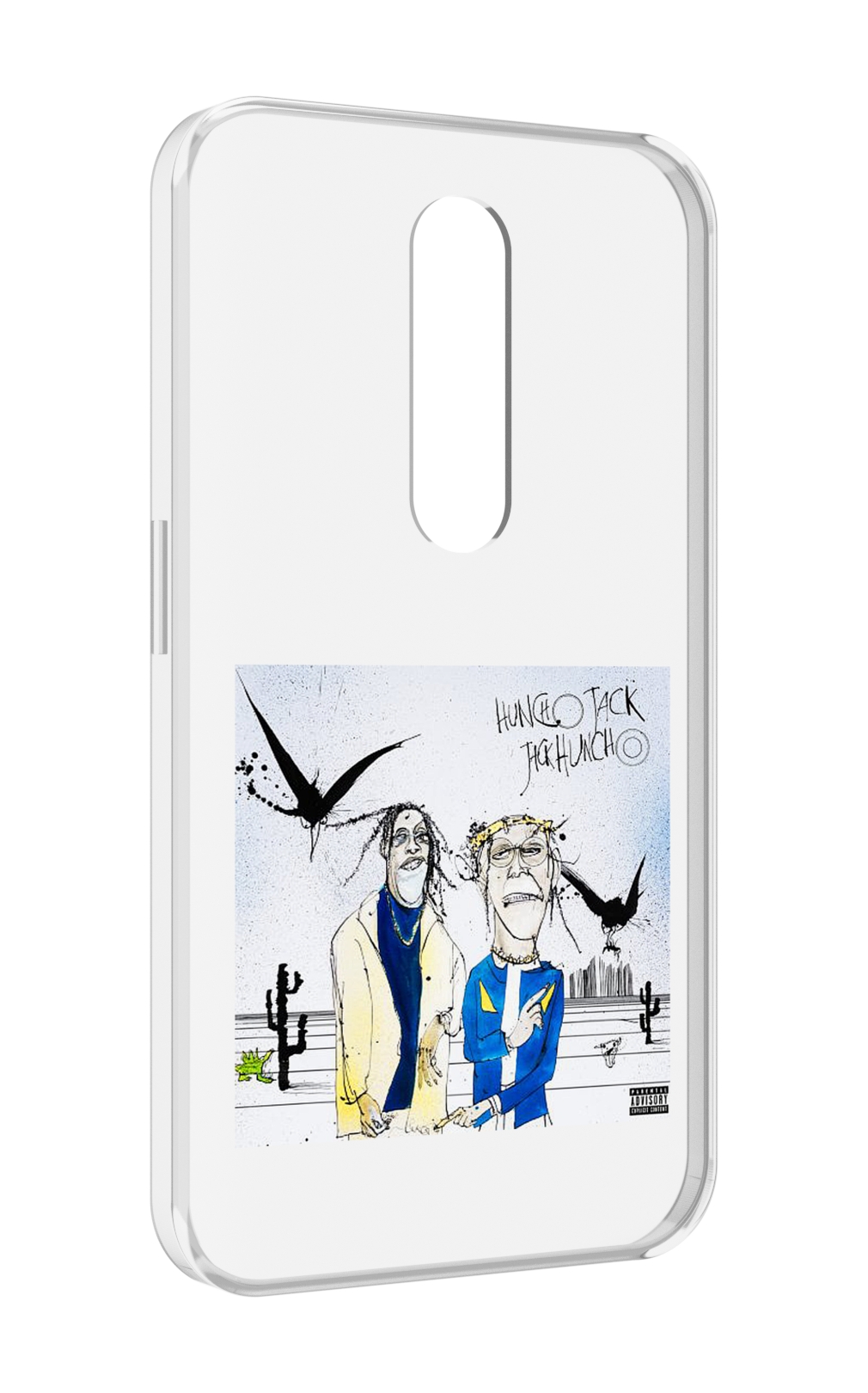 

Чехол MyPads Travis Scott & Quavo - Huncho Jack, Jack Huncho для Motorola Moto X Force, Прозрачный, Tocco