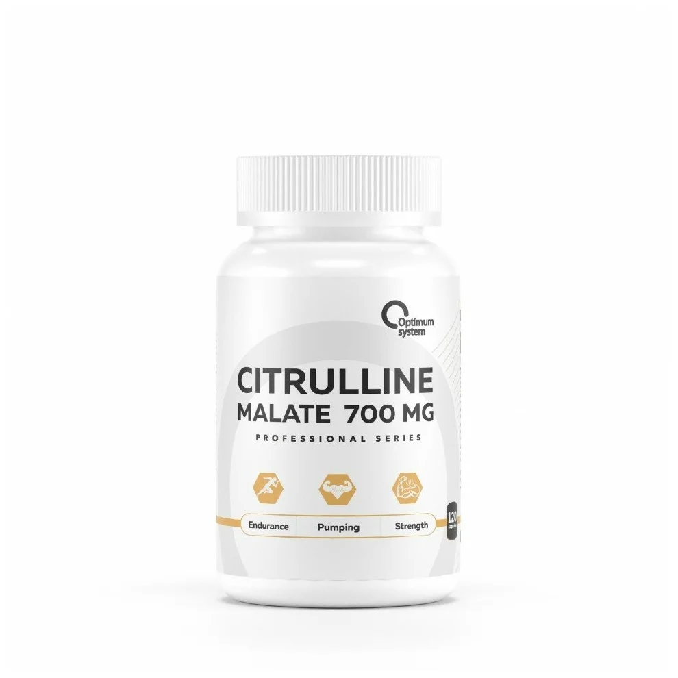 

Optimum System Citrulline Malate 700 mg 120 капсул, Citrulline Malate