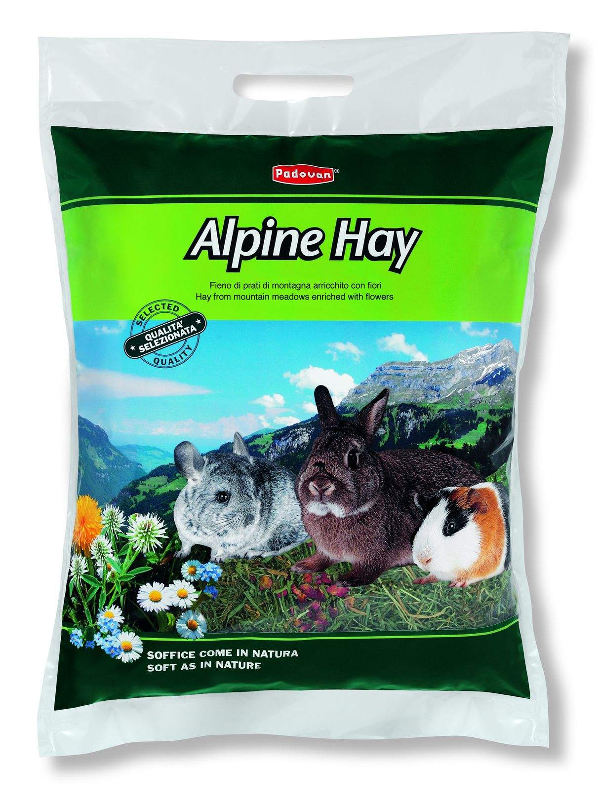 

Сено для кроликов Padovan Alpine Hay 0.7 кг 1 шт