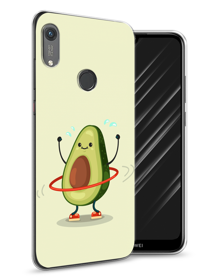 

Чехол Awog на Honor 8A (8A Pro/Prime) "Авокадо с обручем", Бежевый, 68750-10