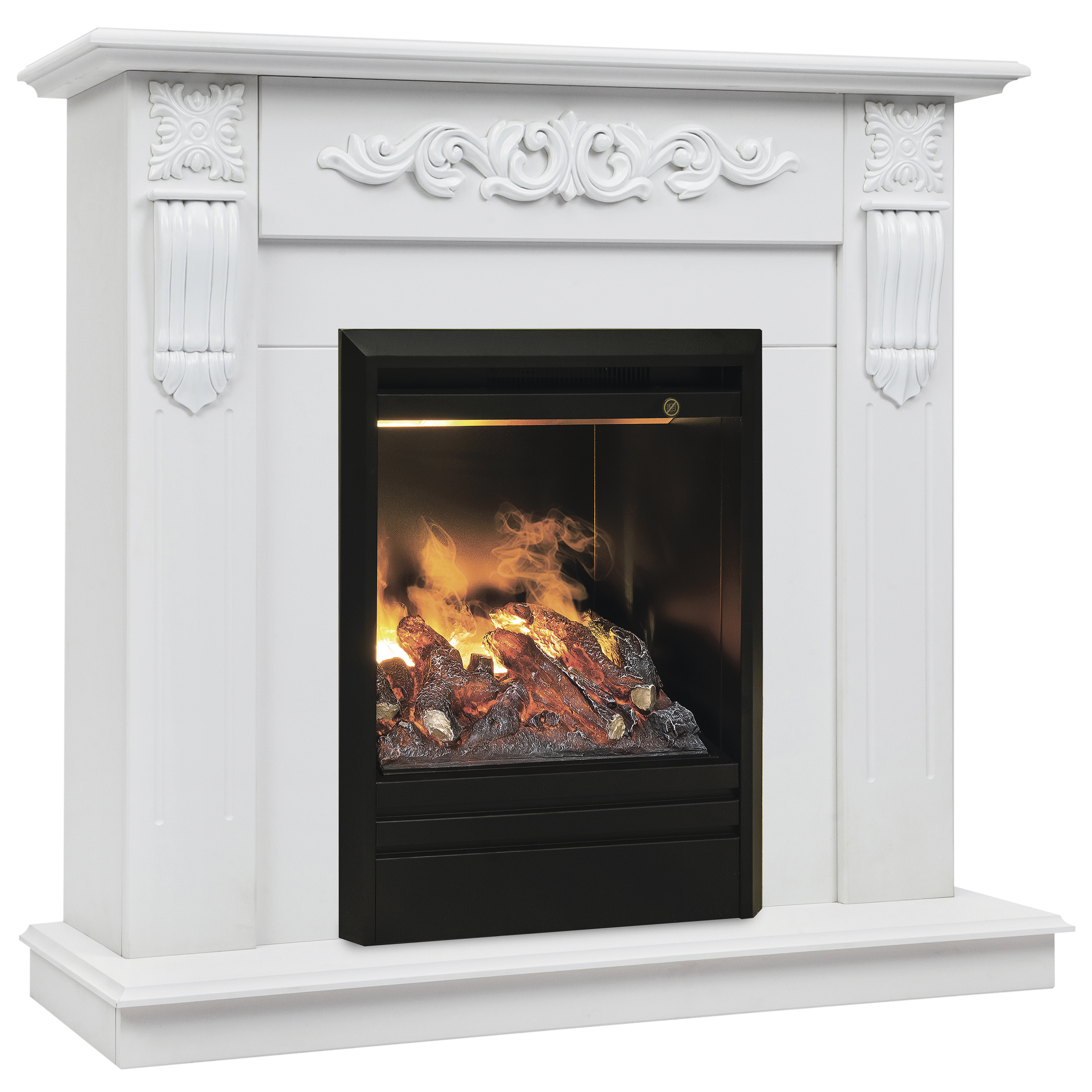 

Электрический камин RealFlame Dominica WT c 3D Olympic