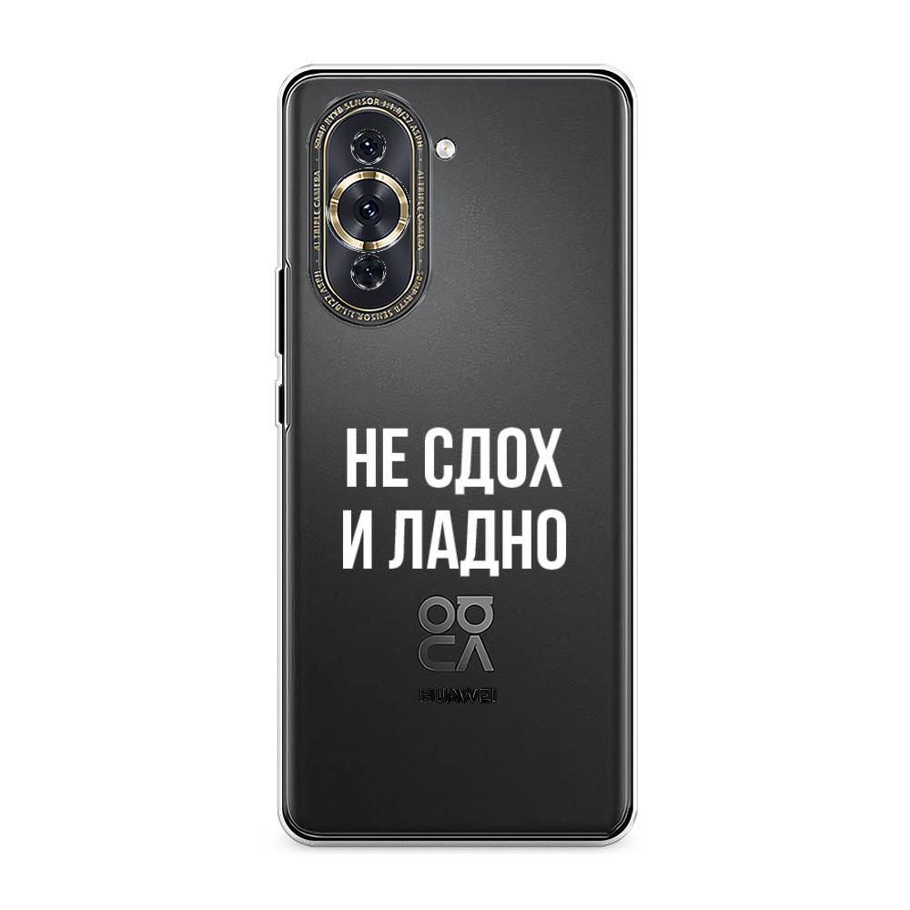 

Чехол Awog на Huawei Nova 10 Pro "Не сдох и ладно", Разноцветный, 6109050-6