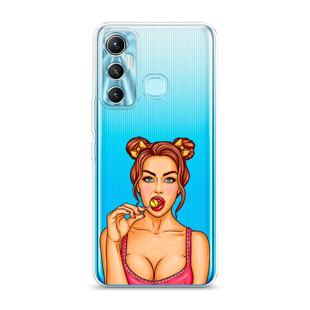

Чехол Awog на Infinix HOT 11 64 GB "Вкусный леденец", Разноцветный