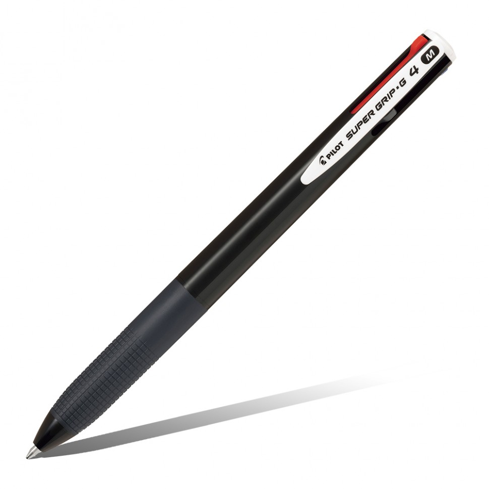 

Ручка шариковая Pilot Super Grip G BPKGG-35M-B-B, зел., син., красн., черн., 1 мм, 1 шт., Super Grip G