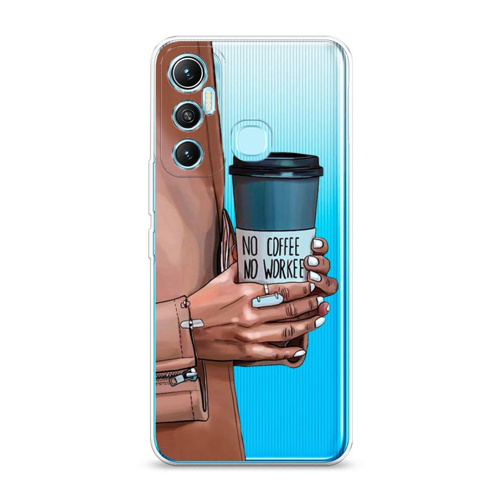 

Чехол Awog на Infinix HOT 11 64 GB "No coffee", Разноцветный, 3100750-7