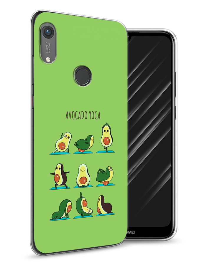 

Чехол Awog на Honor 8A (8A Pro/Prime) "Авокадо йога", Зеленый;желтый;коричневый, 68750-10