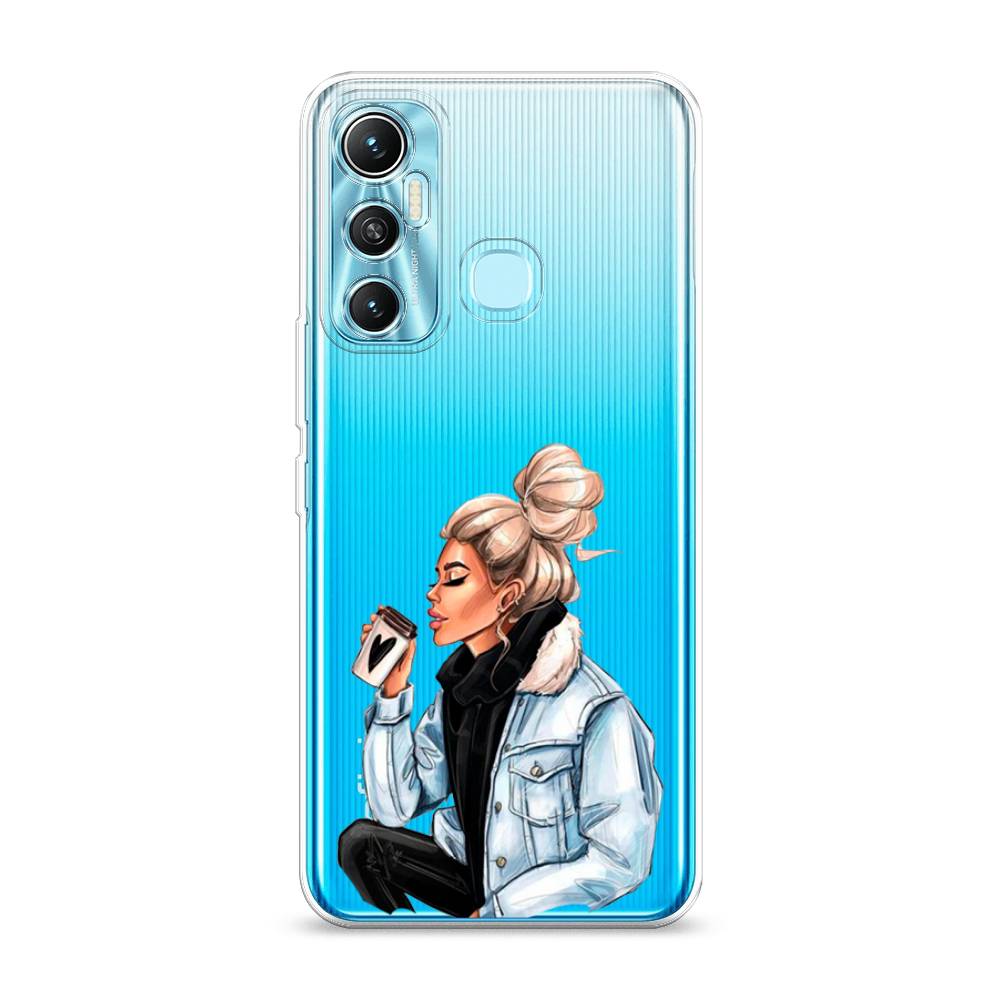 

Чехол Awog на Infinix HOT 11 64 GB "Cute girl", Разноцветный, 3100750-7