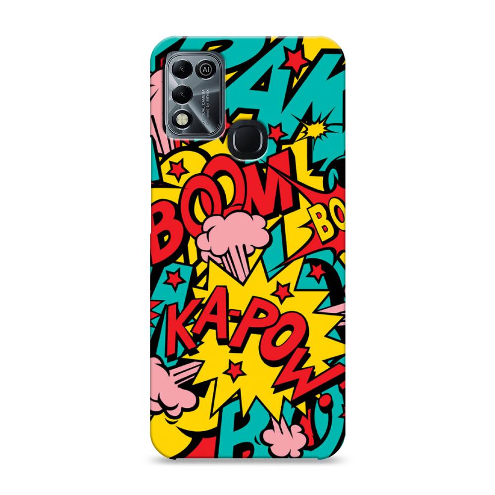 

Пластиковый чехол "Постер pop art" на Infinix HOT 10 Play, 3100620-7