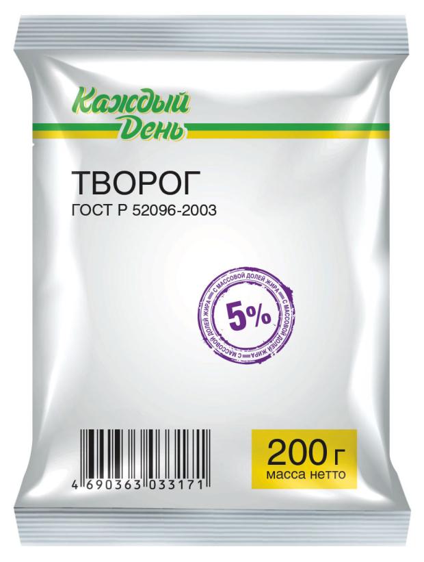 

Творог «Каждый день» 5% БЗМЖ, 180 г