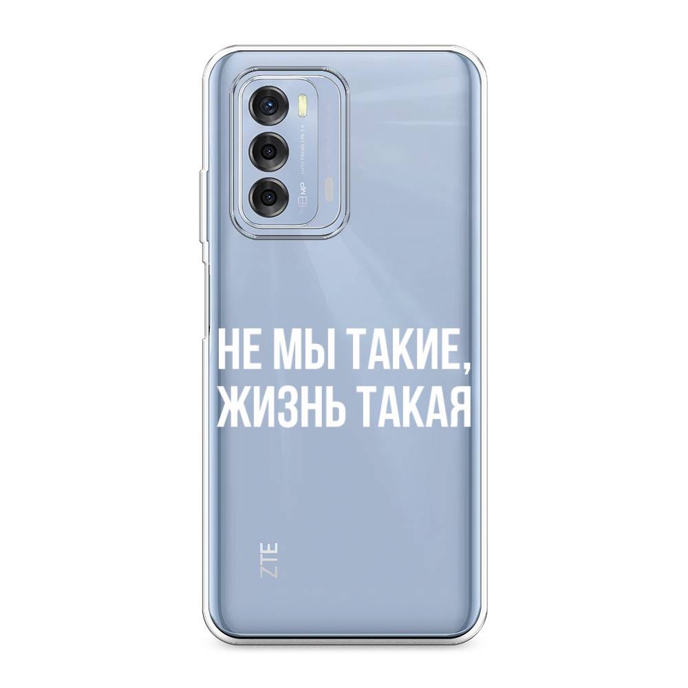 

Чехол Awog на ZTE Blade V40 / ЗТЕ Блэйд V40 "Не мы такие, жизнь такая", Разноцветный, 136150-6