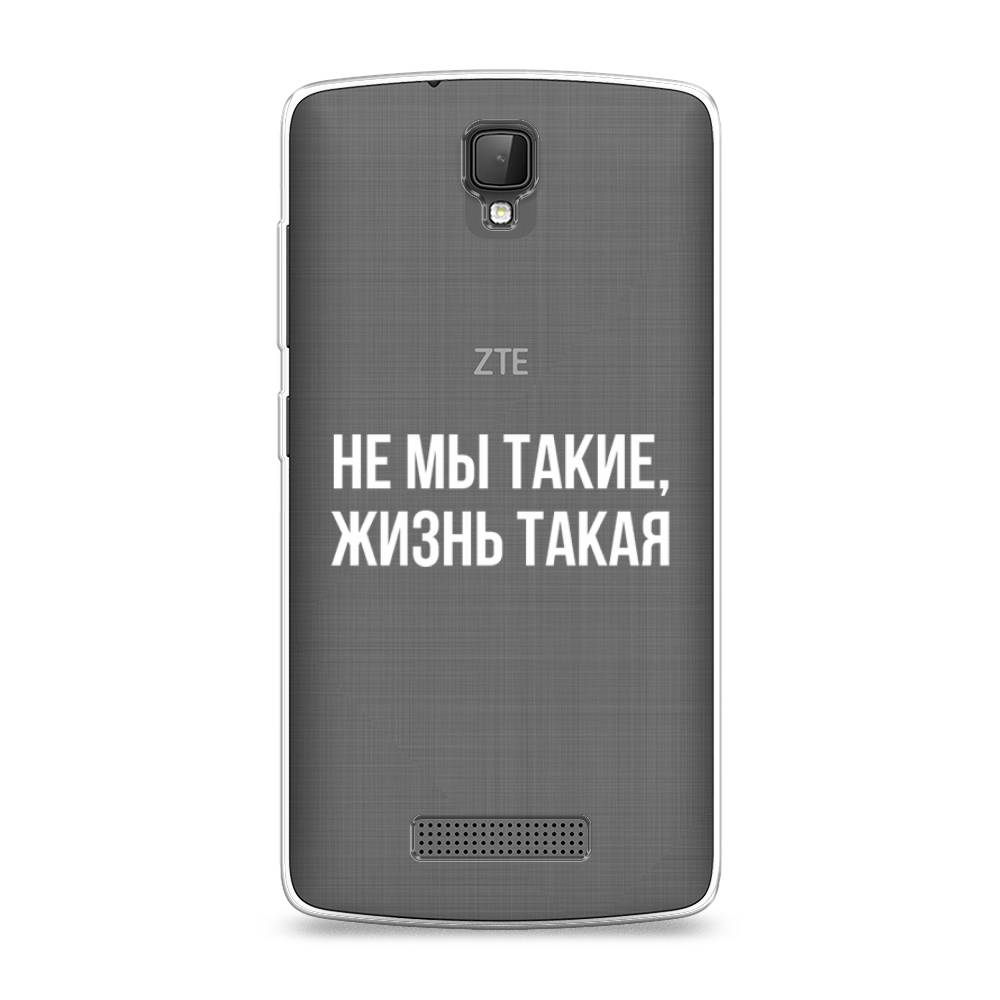 

Чехол Awog на ZTE Blade L5 (L5 Plus) / ЗТЕ Блэйд L5 (L5 Plus) "Не мы такие, жизнь такая", 130350-6