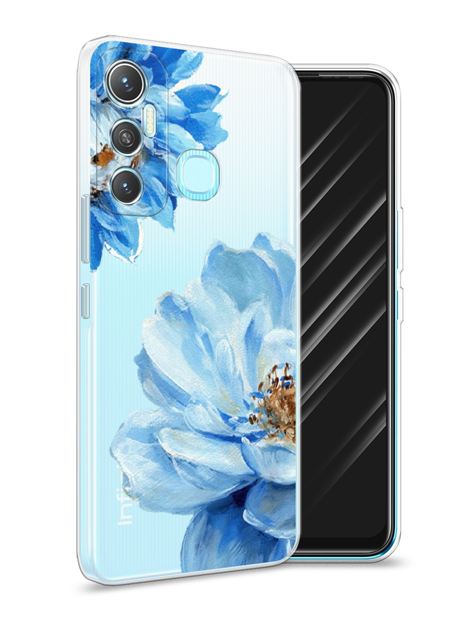 

Чехол Awog на Infinix HOT 11 64 GB "Голубые клематисы", Разноцветный, 3100750-8