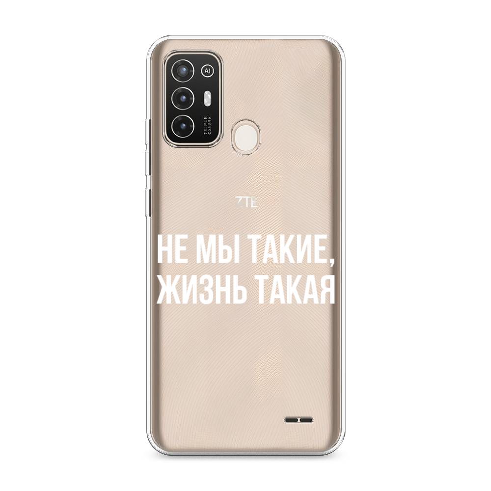 

Чехол Awog на ZTE Blade A52 / ЗТЕ Блэйд A52 "Не мы такие, жизнь такая", Разноцветный, 136250-6