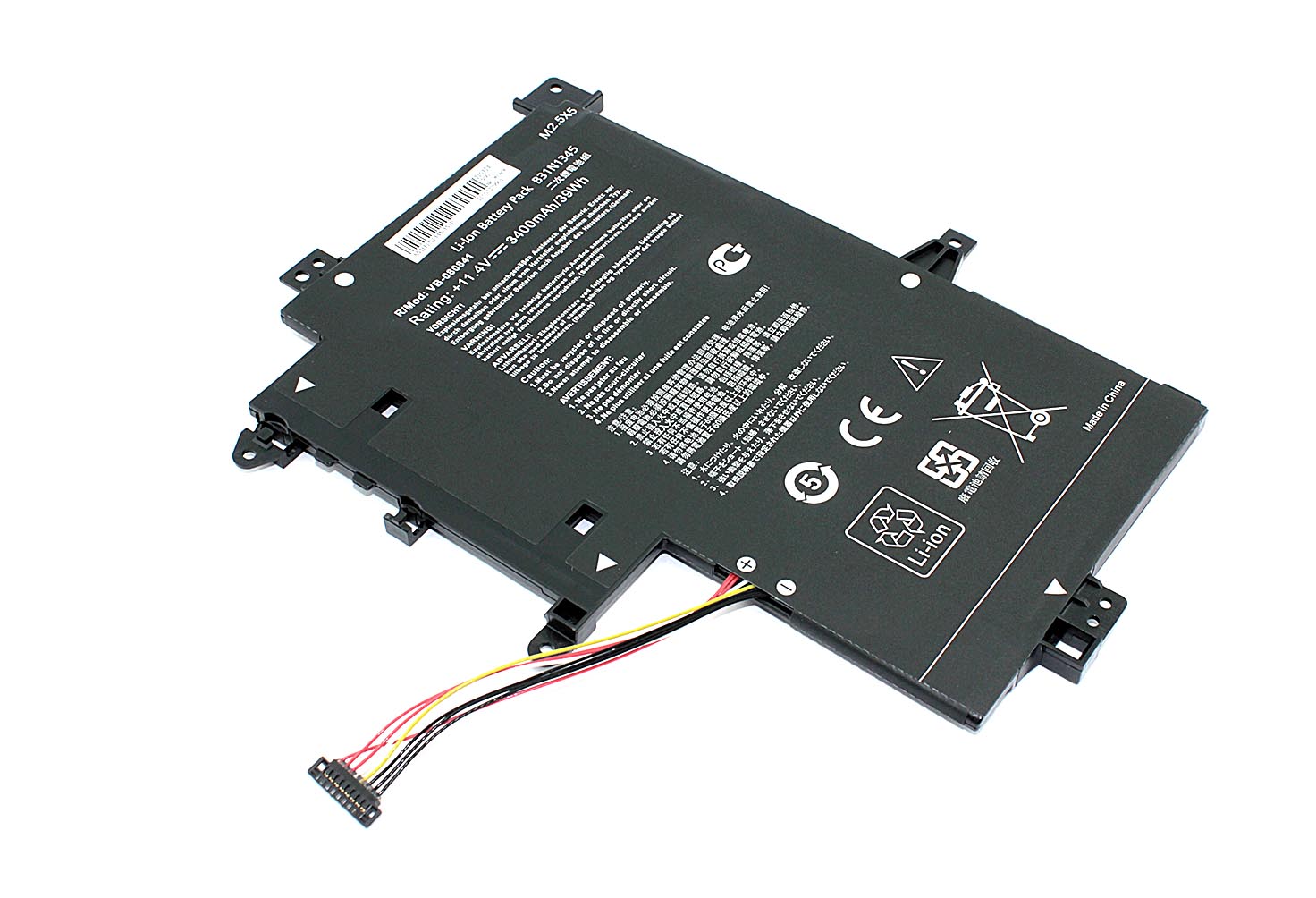 Аккумуляторная батарея для ноутбука Asus TP500LN (B31N1345) 11,4V 3400mAh OEM