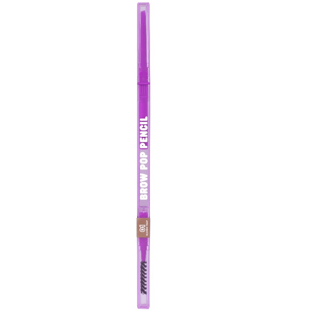 Карандаш для бровей Beauty Bomb Brow Pop Pencil автоматический тон 01 Blonde Taup 1 г posh карандаш микроблейдинг водостойкий гелевый для бровей графит для брюнеток и шатенок