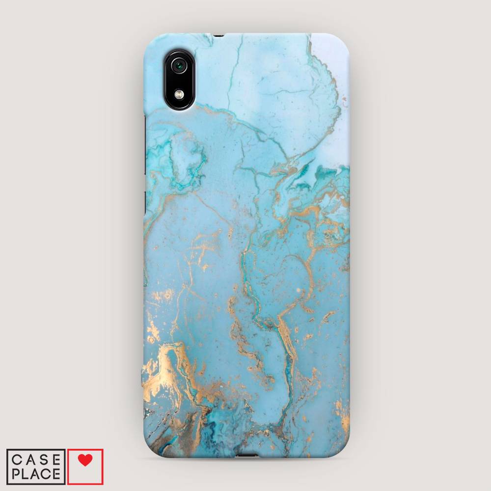 

Пластиковый чехол "Голубой мрамор рисунок" на Xiaomi Redmi 7A, 35420-2