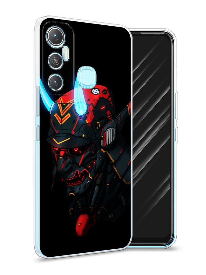 

Чехол Awog на Infinix HOT 11 64 GB "Неоновый самурай", Разноцветный, 3100750-6