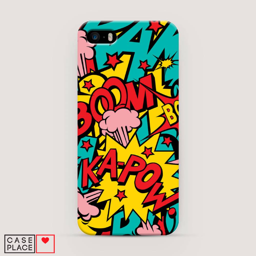 

Пластиковый чехол "Постер pop art" на Apple iPhone 5, 10320-7