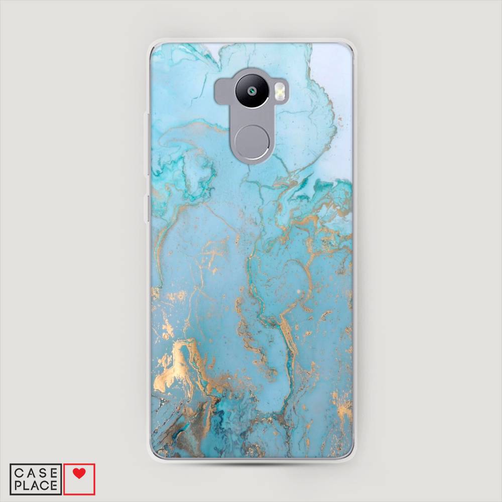 

Пластиковый чехол "Голубой мрамор рисунок" на Xiaomi Redmi 4