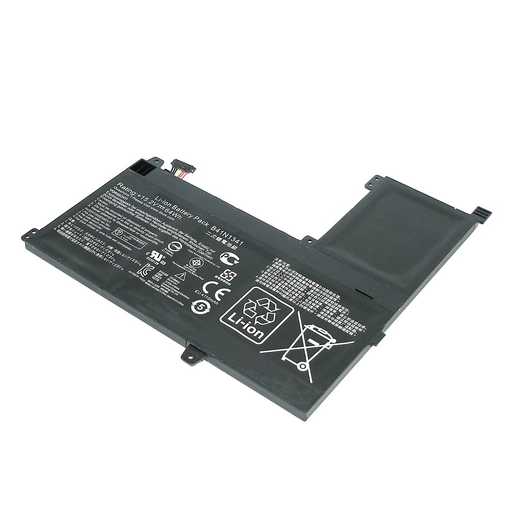 Аккумуляторная батарея для ноутбука Asus Q502L/Q502LA, модель B41N1341, 15.2V, 4200mAh, черного цвета.