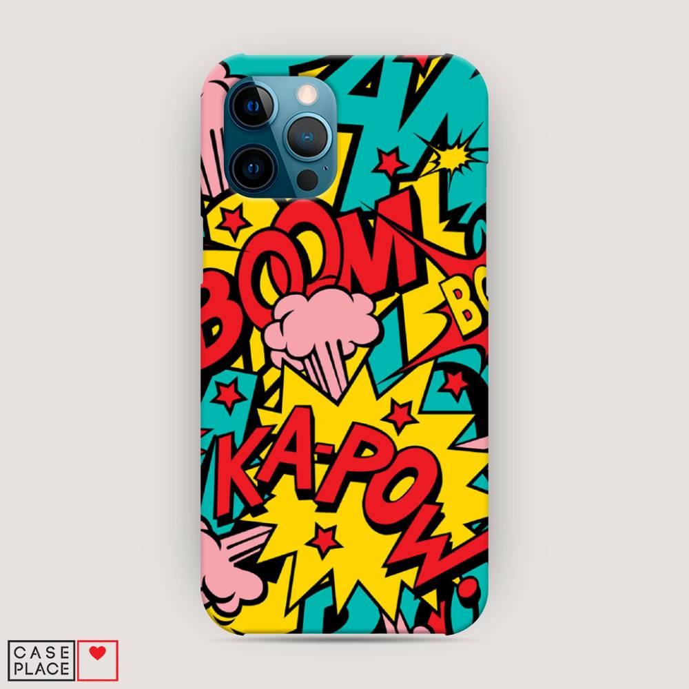 фото Пластиковый чехол "постер pop art" на apple iphone 12 pro max awog