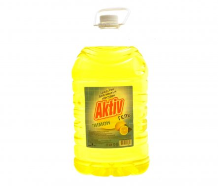 Гель для мытья посуды AKTIV Лимон 5 л