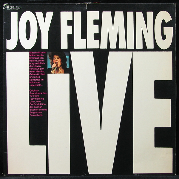 Joy Fleming - Live (club edition) (LP)
