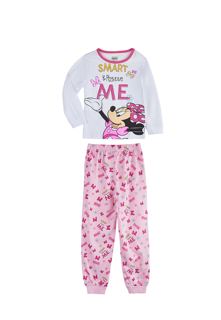 

Пижама детская Minnie mouse AW19MN1203199 белый/розовый р.98, AW19MN1203199