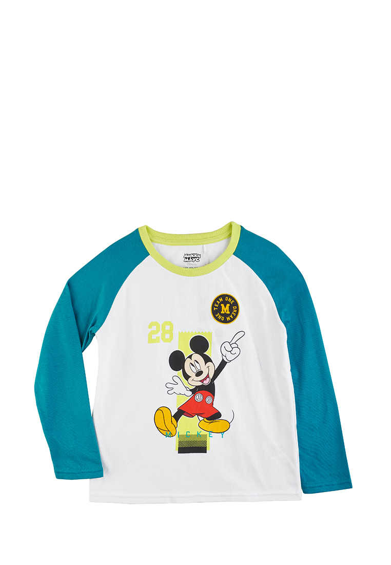 фото Пижама детская mickey mouse aw21mk005 белый/изумрудный р.110