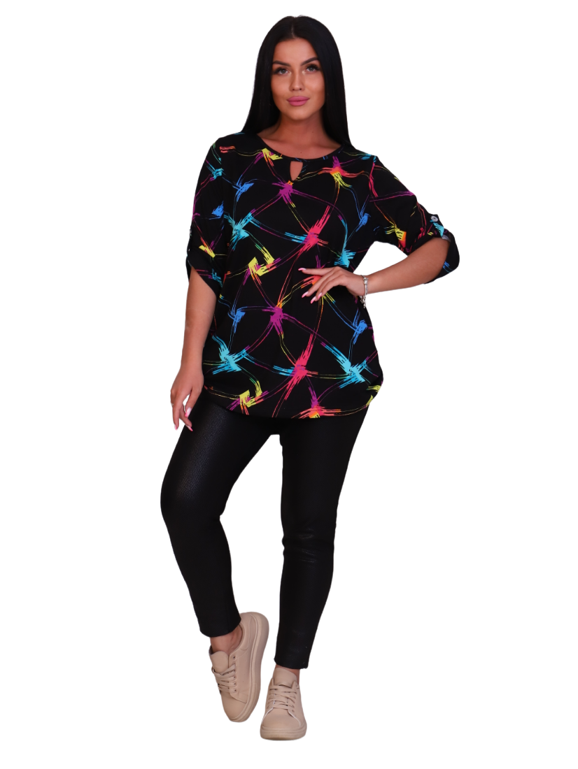 

Туника женская New Life jersey 102-128 синяя 58 RU, 102-128