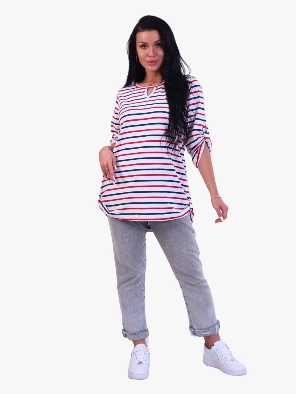

Туника женская New Life jersey 102-192 белая 62 RU, 102-192