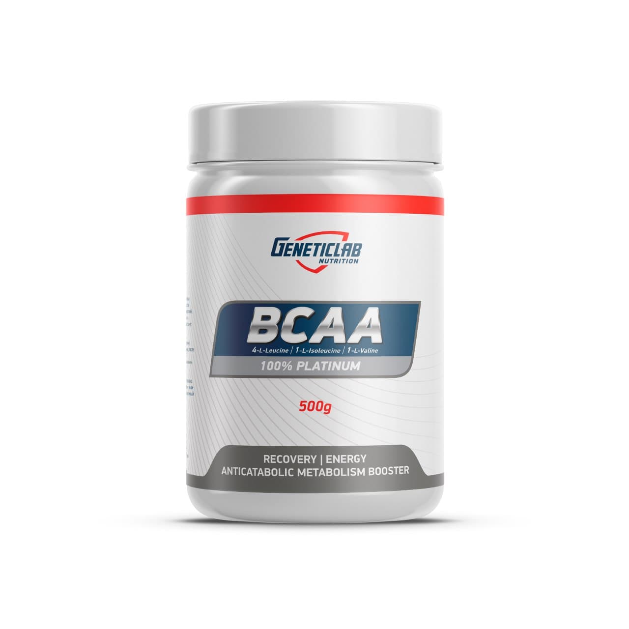 GeneticLab Nutrition Free Forn Platinum BCAA 500 г, без вкуса