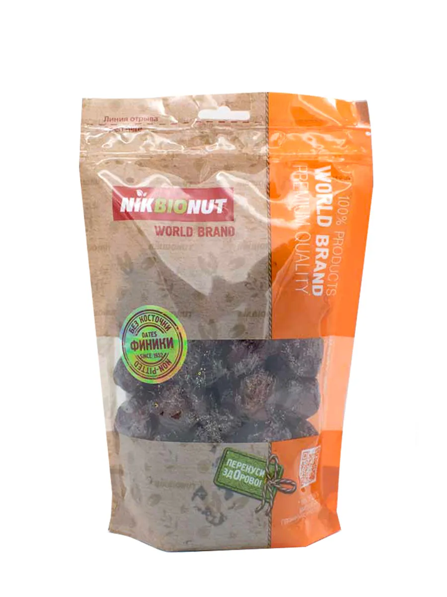 

Финики без косточки NIKBIONUT 600 г, NIK217