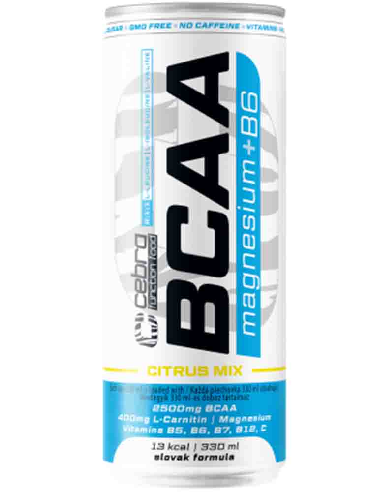 

CEBRA BCAA CEBRA BCAA Mg+B6 330 мл. цитрус