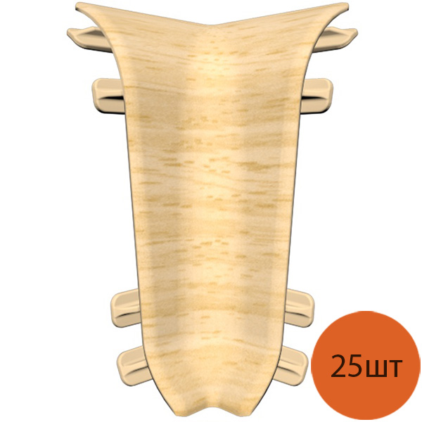 

IDEAL Komfort угол внутренний Бук светлый 233 ( упак. 25шт.), Коричневый