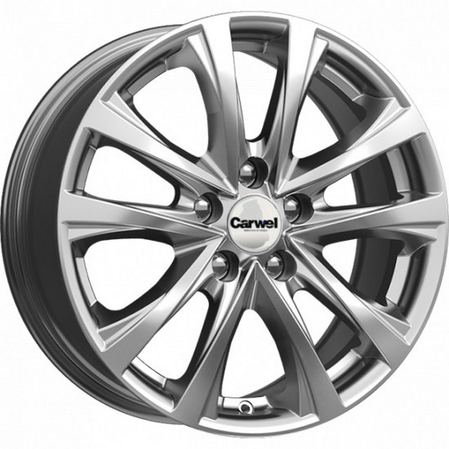 

Колесный диск CARWEL, Касли 167 7x17/5x114.3ET39 60.1 Sl, Серебристый