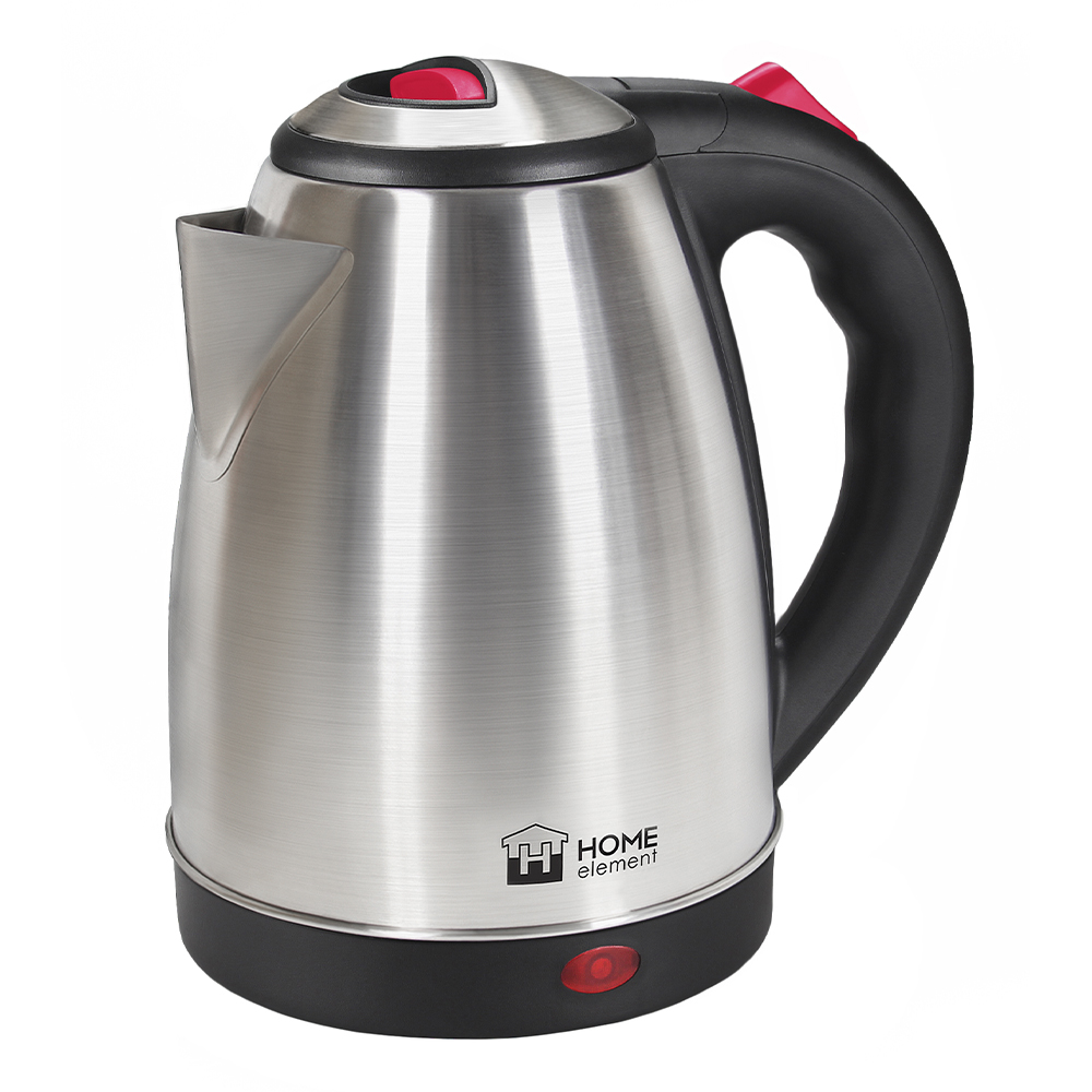 

Чайник электрический Home Element HE-KT170 2 л красный, серебристый, HE-KT170